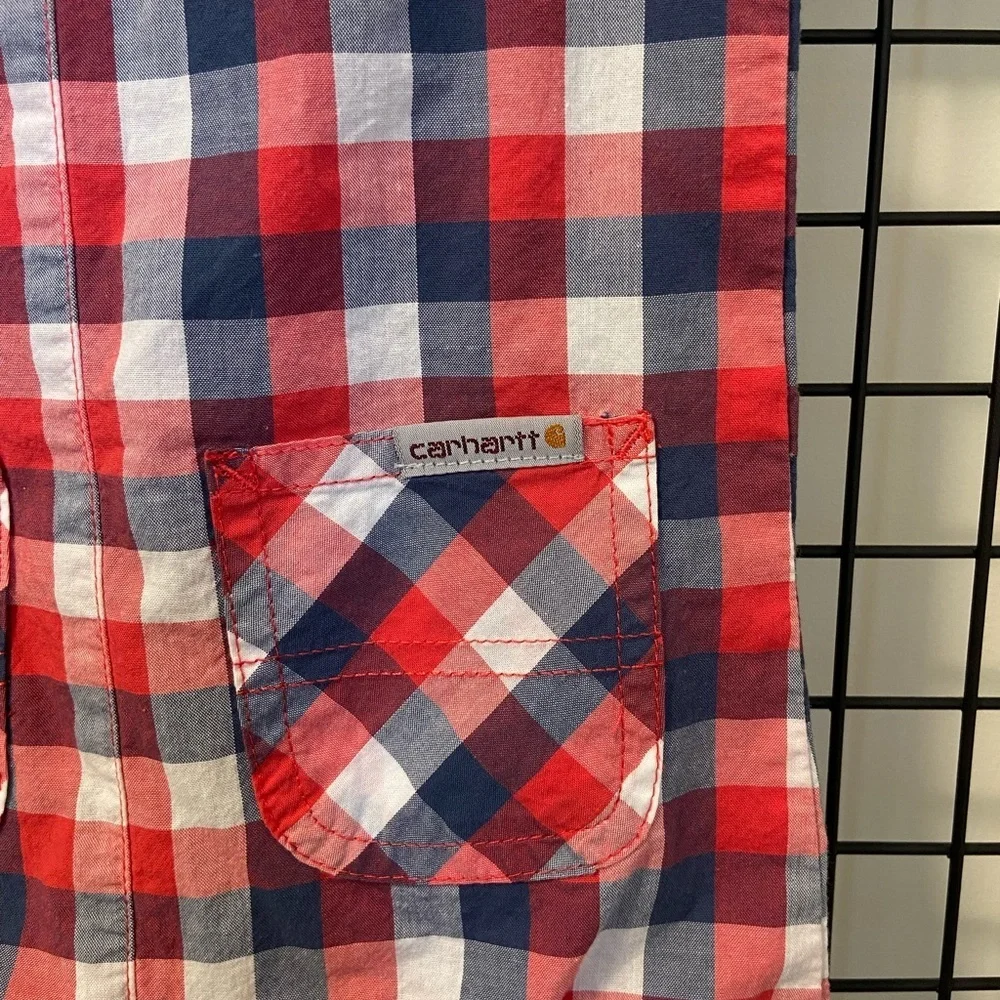 NWOT | Carhartt baby boy’s plaid onesie‎ — 6 months